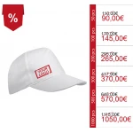 Cappellini personalizzati per bambini in poliestere con regolazione a velcro